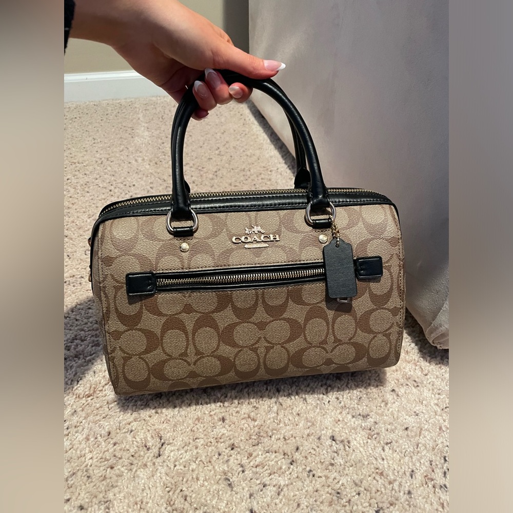 Authenticcoach Rowan Satchel In Signature Canvas - image 2